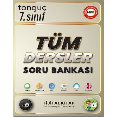 Tonguç Akademi 7. Sınıf Tüm Dersler Soru Bankası