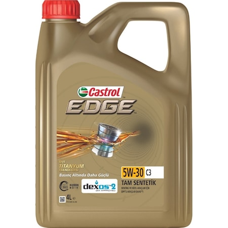 Castrol EDGE 5W-30 C3 Tam Sentetik DPF Motor Yağı 4 L