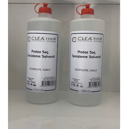 Cleahair Protez Saç Bant Sökücü Solvent 2 x 1 L