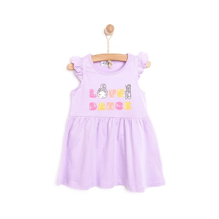 Hellobaby Basic Elbise Kız Bebek 24yhlbkelb024 Lila 24YHLBKELB024_Lila