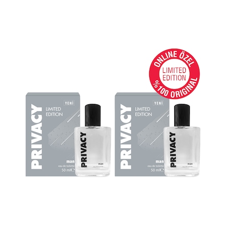 Privacy Men Limited Edition Erkek Parfüm EDT 2 x 50 ML