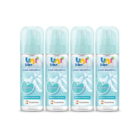 Uni Baby Bebeksi Kokular Bebek Kolonyası 4 x 150 ML