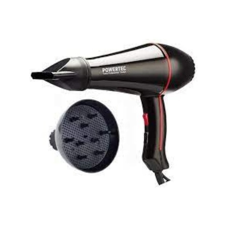 Powertec TR-601 Profesyonel Saç Kurutma Makinesi + Vigo Başlık