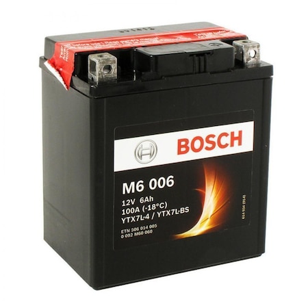 Bosch 6 Ah M6006 Ytx7l-bs Motosiklet Aküsü