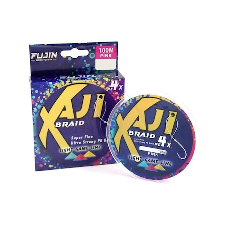 Fujin Aji Light Game Braid 4X 100Mt Pink Pe Ip Misina (446651801)