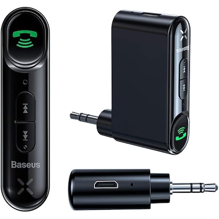 Baseus Qiyin Wireless-Bluetooth 5.0-3.5 MM Aux Araç Bluetooth Kiti