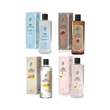 Rebul Ice+Dark Spice+Mandarine+Jasmine Kolonya 270 ML 4'Lü Set