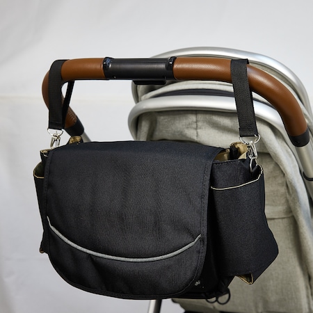 Bye Bye Stroller Bag Bebek Arabası Düzenleyici Çanta Siyah