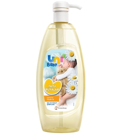 Uni Baby Papatya Özlü Bebek Saç ve Vücut Şampuanı 700 ML