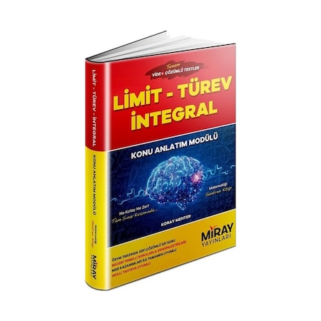 Miray Yayınları Yks Ayt Limit Türev Integral Konu Anlatım Modülü