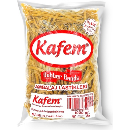 Kafem Ambalaj Lastiği 180 x 5 mm 1 KG