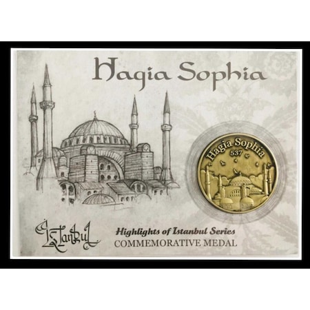 Emir Collectıon Ayasofya Camii İstanbul Hatıra Madalyon Çil