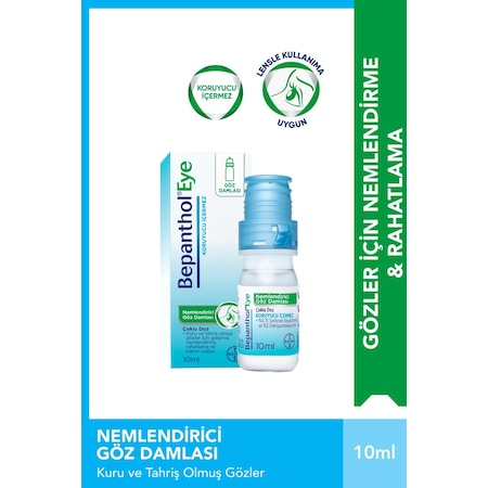 Bepanthol Eye Nemlendirici Göz Damlası Çoklu Doz 10 ML