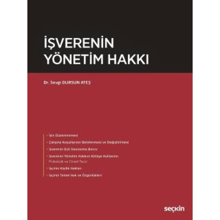 Seçkin Yayıncılık - İşverenin Yönetim Hakkı