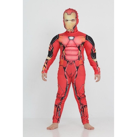 Ironman Çocuk Kostümü - Süper Kahraman Kostümü, Halloween Ve Part