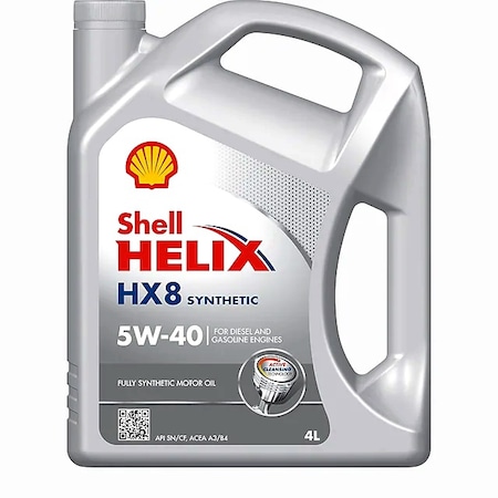 Shell Helix Hx8 Synthetic 5W-40 Tam Sentetik Motor Yağı 4 L