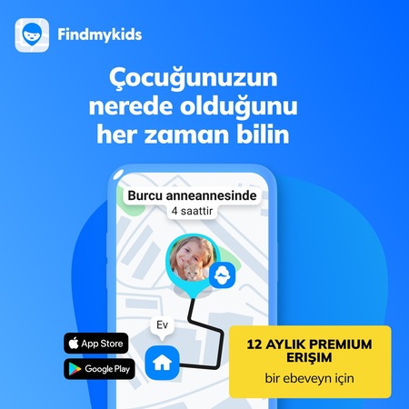 Find My Kids 12 Aylık Üyelik