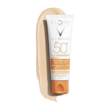 Vichy Capital Soleil Anti-Taches Anti-Dark Spot 3-In-1 Güneş Kremi Spf 50+ 50 ML