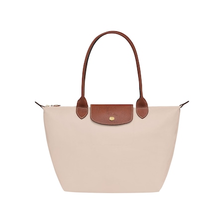 Longchamp Kadın Omuz Çantası Medium L2605 089 P71 Krem