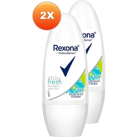 Rexona Stay Fresh Kadın Roll-On Deodorant 2 x 50 ML