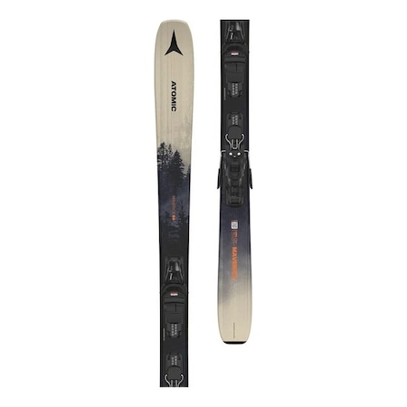 Atomic Maverick 84 Skis + M 10 Gw Ski Bindings 2025 Siyah