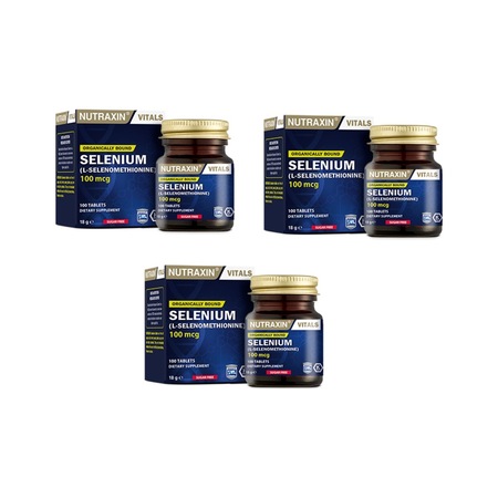 Nutraxin Selenium 100 Tablet 3 Adet