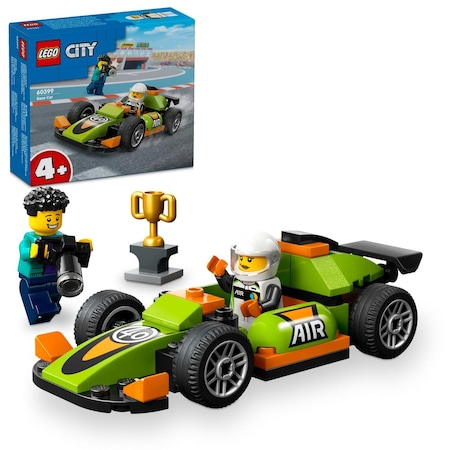 LEGO® City Yeşil Yarış Arabası 60399 4+ Yaratıcı Oyuncak Yapım Seti - 56 Parça