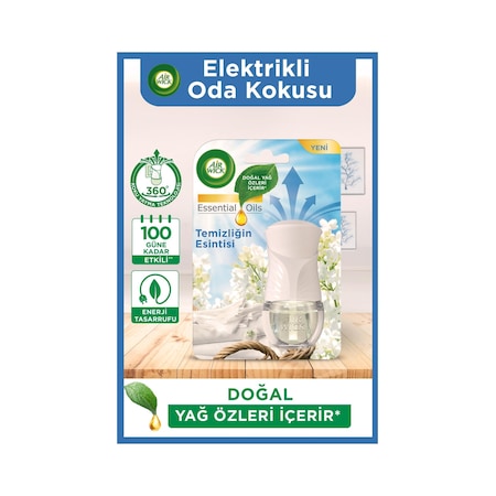 Air Wick Temizliğin Esintisi Elektrikli Oda Kokusu 20 ML + Cihaz