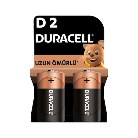 Duracell LR20/MN1300 1.5V Alkalin Büyük Boy D Pil 2'li