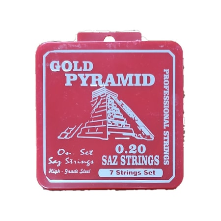 Pyramid 0.20 Uzun Sap Bağlama Saz Teli+Tezene