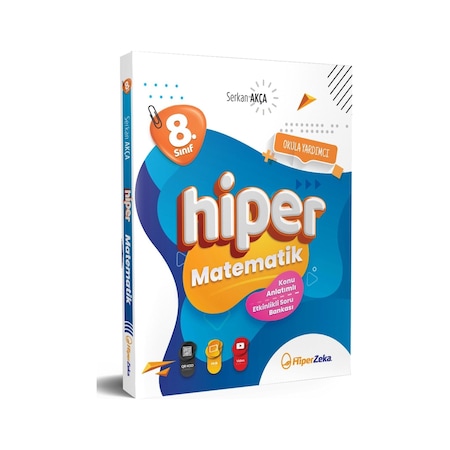 8. Sınıf Hiper Matematik Konu Anlatımlı & Etkinlikli Soru Bankası - Serkan Akça - Hiper Zeka