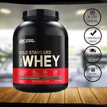 Optimum Gold Standard Whey Protein Tozu 2273Gr + Hediyeli