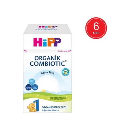 Hipp 1 Combiotic Organik Bebek Sütü 0+ Ay 6 x 800 G