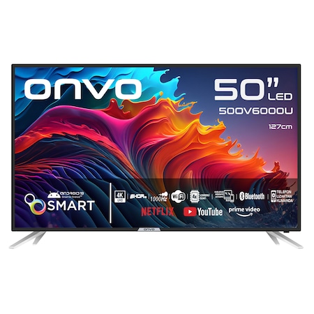 ONVO 50OV6000U 50'' Ultra HD Android Smart LED TV