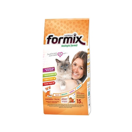 Formix Tavuklu Yetişkin Kedi Maması 15 KG