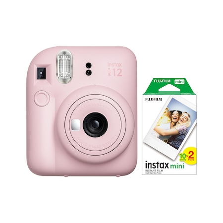 Fujifilm Instax Mini 12 Fotoğraf Makinesi + 20'li Mini Film Pembe