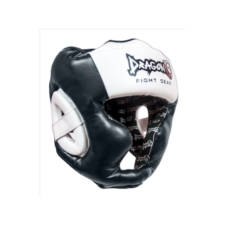 Dragondostore Dragon 11745-P Yanakları Kapalı Kask Muay Thai, Kick Boks Kaskı