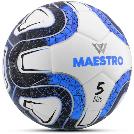 Maestro Ft500 Profesyonel Futbol Topu Orijinal Yapıştırma Resmi Maç Topu Sert Zemin Halı Saha Mavi
