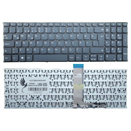 Lenovo Uyumlu 5cb1b69151, 5cb1b69227 Notebook Klavye -füme V.1-