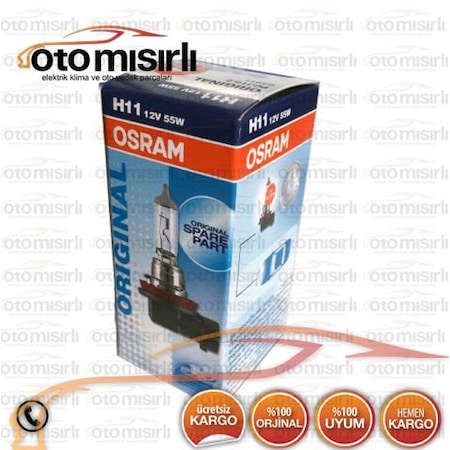 Osram H11 55W Made In Germany 12V