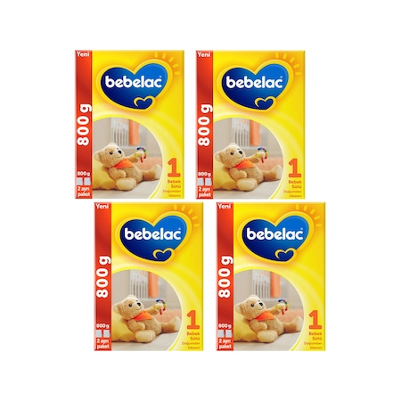 Bebelac 1 Bebek Sütü 0 - 6 Ay 4 x 800 G