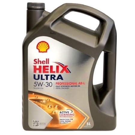 Shell Helix Ultra 5W-30 Ar-L Tam Sentetik Motor Yağı 5 L