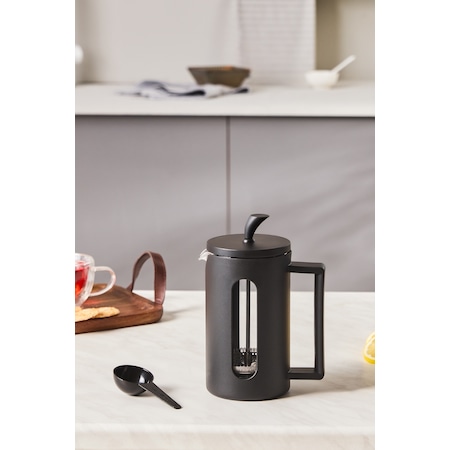 Karaca Leya Borosilikat Cam French Press 600 ML + Kaşık