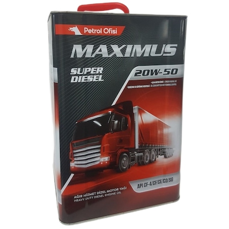 Petrol Ofisi Maximus 20W-50 Motor Yağı 18 L