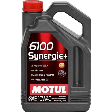 Motul 6100 Synergie+ SAE 10W-40 Motor Yağı 5 L