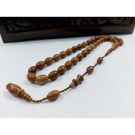 Soma Tesbih Muhammed Erden Usta Eseri El İşi Kuka Tesbih 8 x 10.5