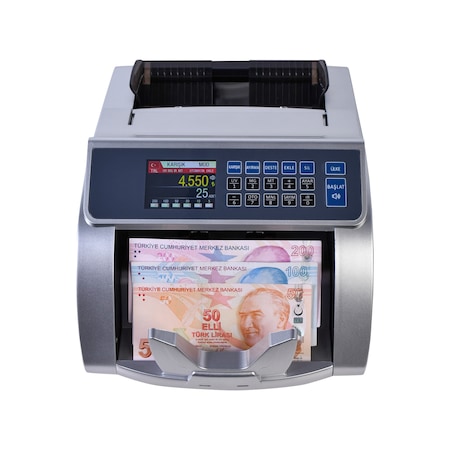 Bill Counter Gold 6300 Karışık Para Sayma Makinesi Trl - Eur /Usd