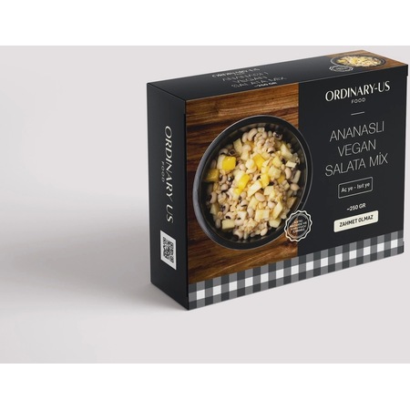 Ordinary-Us Ananaslı Vegan Salata Mix 1 Porsiyon 250 G