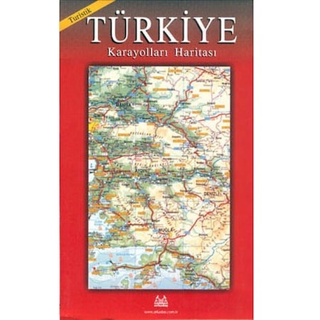 Gürbüz Turistik Türkiye Karayolları Haritası