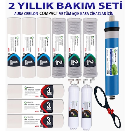 Aura Cebilon Compact Ve Tüm Açık Kasa Cihazlar İçin 2 Yıllık Set